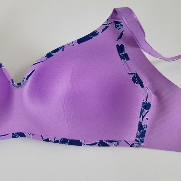 KNIX Violet Magnolia WingWoman Contour Bra Wireless Sz 6 - Picture 11 of 14